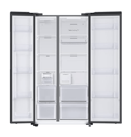 Samsung 644L WI-FI Enabled SmartThings Side By Side Inverter Refrigerator (RS76CG8133B1HL, Black DOI) - Image 2